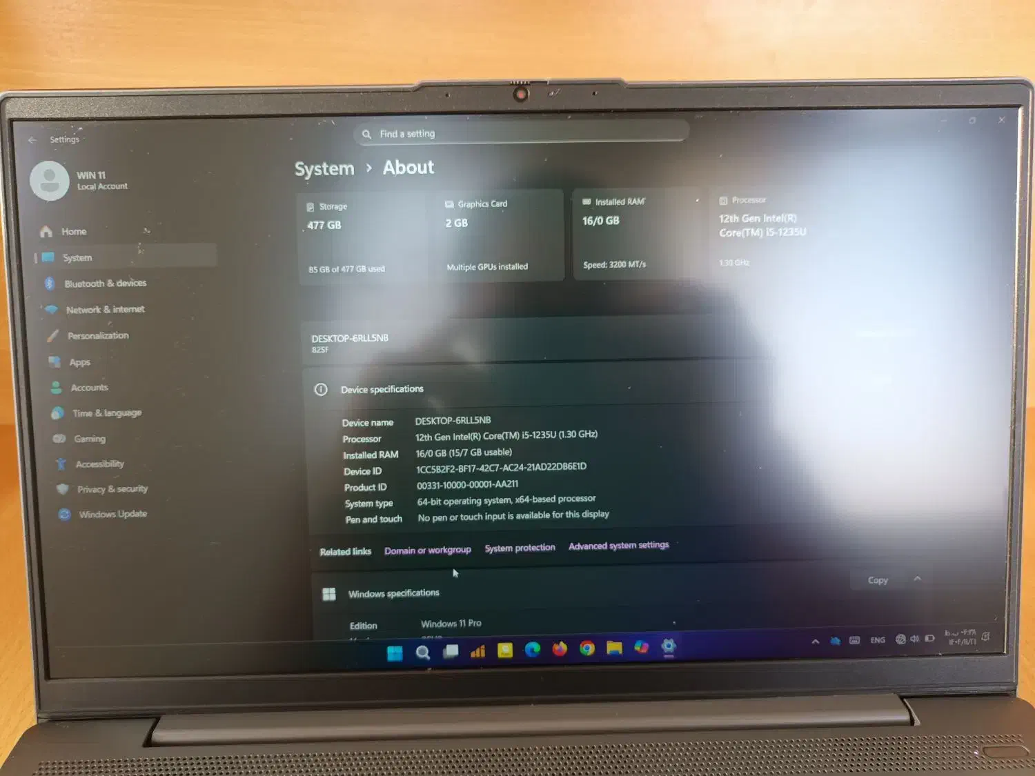 لنوو ideapad 5 i5|رایانه همراه|اصفهان, گلزار|دیوار