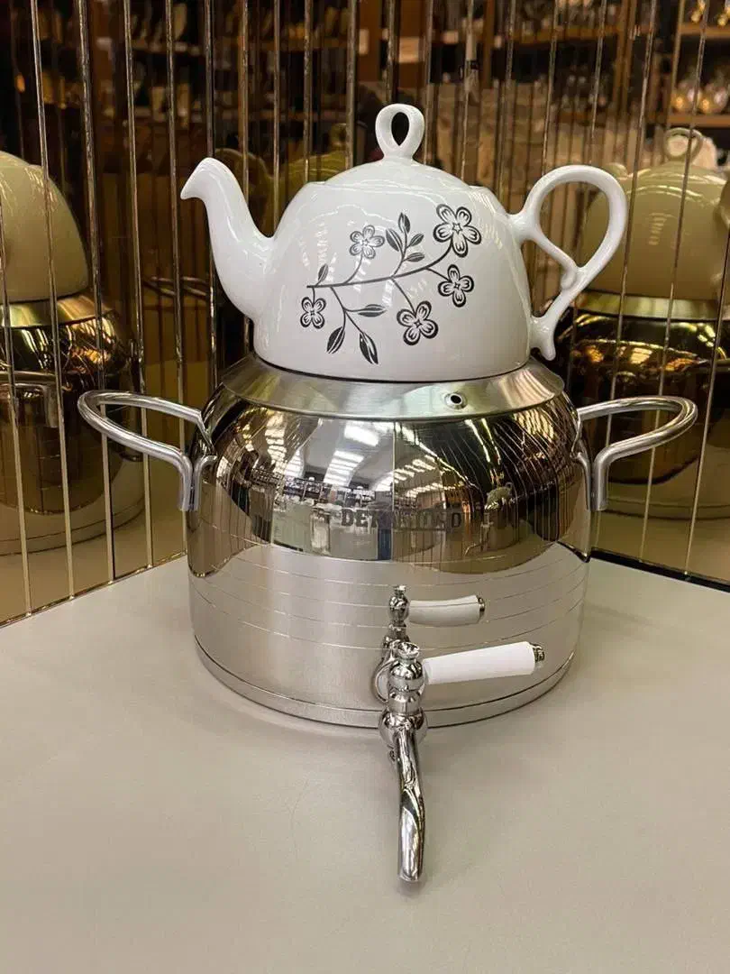 کتری قوری ۶ لیتر کف چدن|قوری، کتری، قهوهساز دستی|خرمآباد, |دیوار