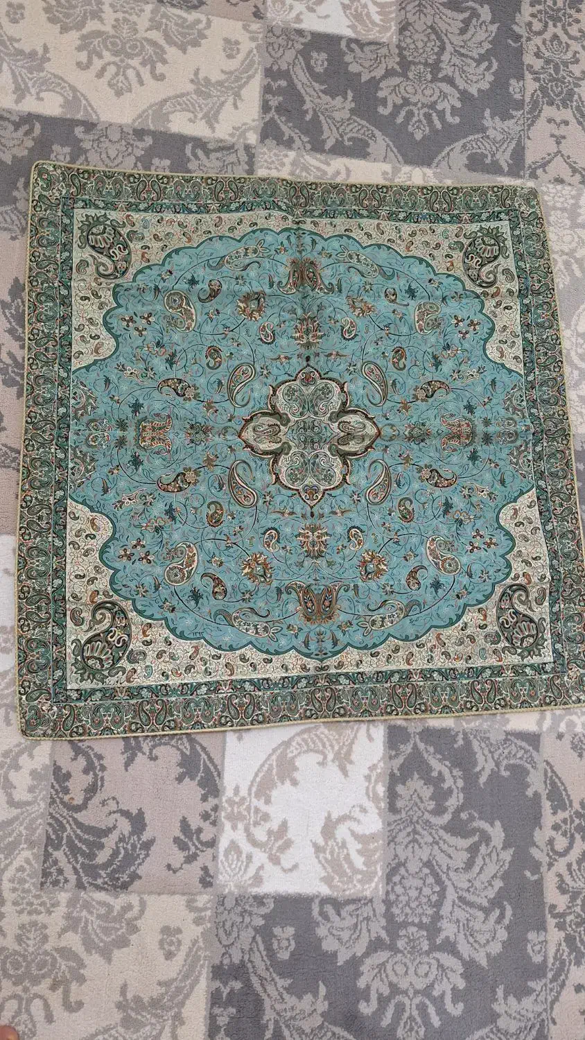 ترمه سناتور یزد 5 تکه|پرده، رانر، رومیزی|پاکدشت, پاکدشت (مامازند)|دیوار