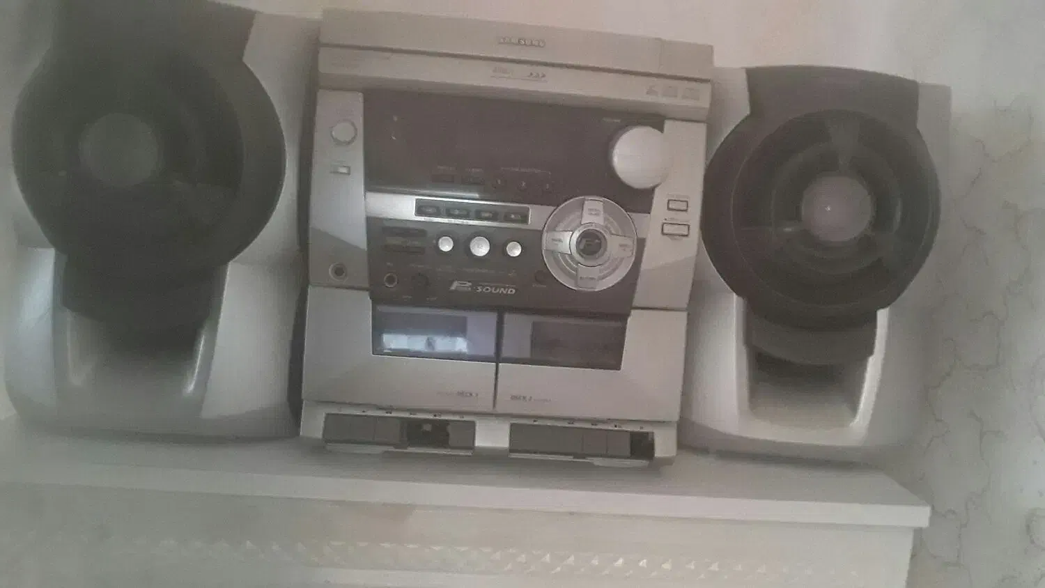 رادیو ضبط سه دیسک سی دی پاناسونیک|سیستم صوتی خانگی|اردبیل, |دیوار