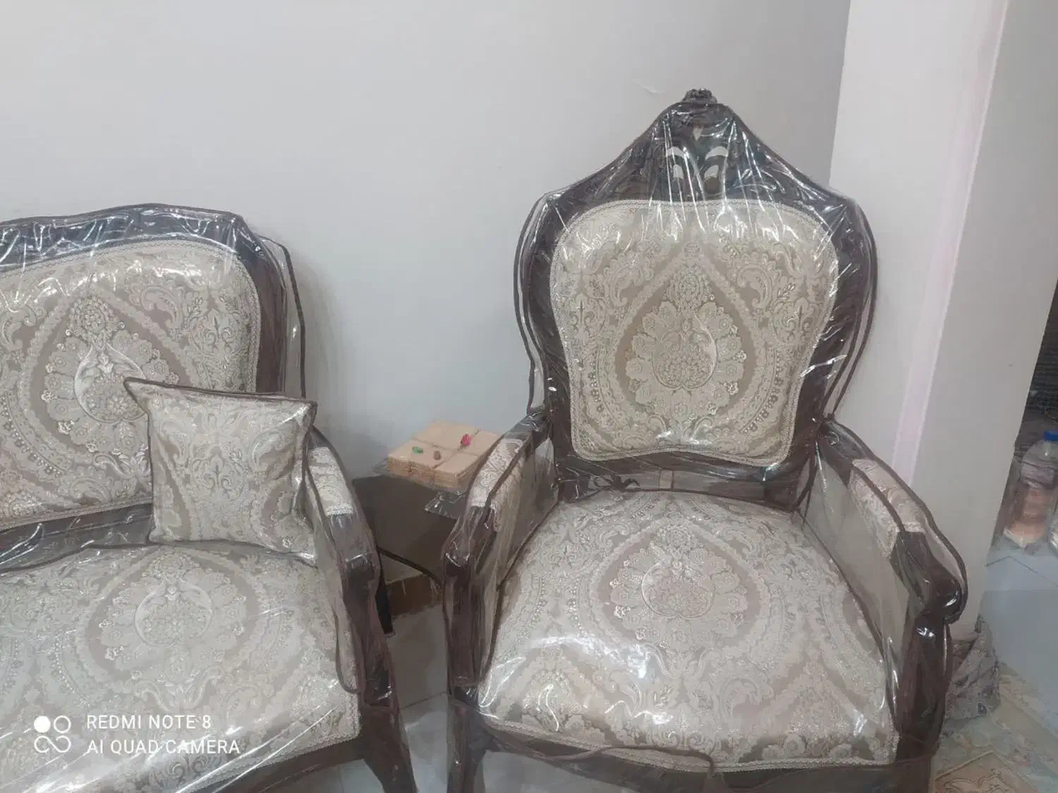 فروش مبل دسته چوبی با ناهارخوری|مبلمان خانگی و میز عسلی|ملارد, |دیوار