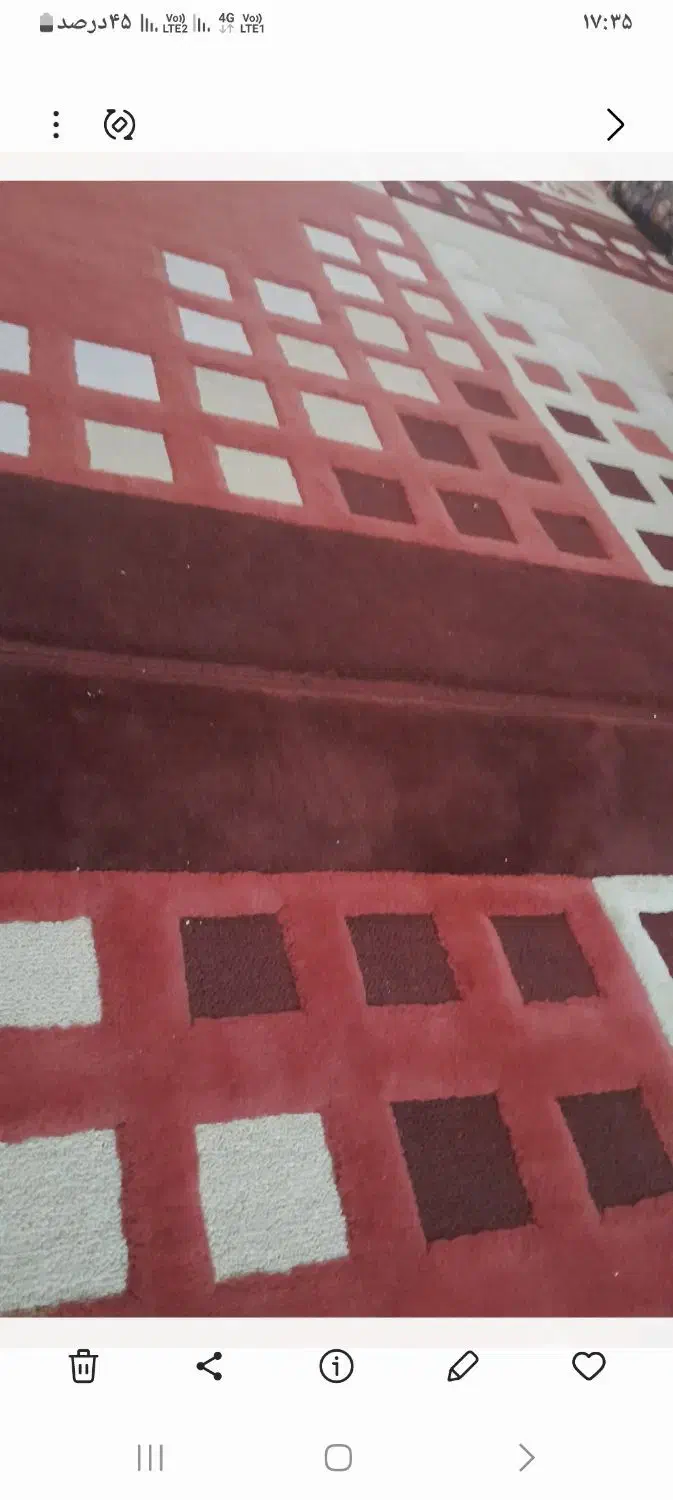 گیل فرش در حد نو|گلیم، جاجیم، گبه|رامهرمز, |دیوار