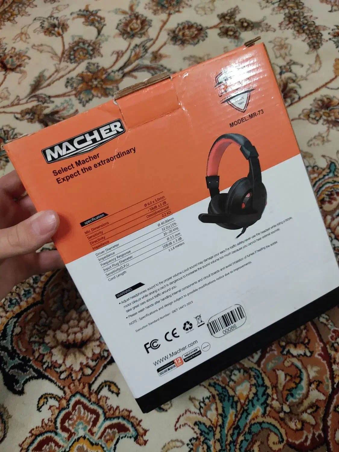 هدفون گیمینگ مچر mr 73 اصل نو|قطعات و لوازم جانبی رایانه|همدان, |دیوار