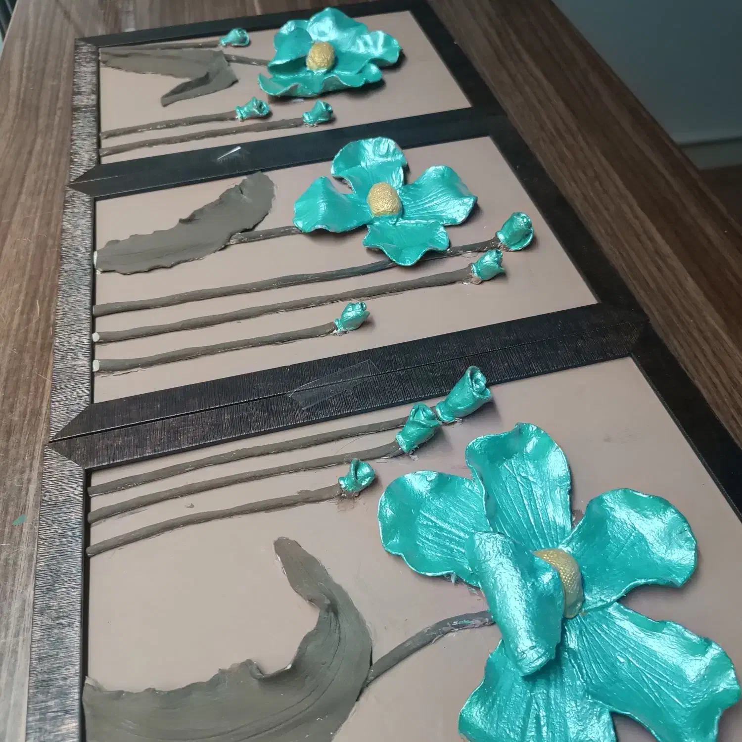 سه عدد تابلو برجسته|تابلو، نقاشی، عکس|قم, دروازه کاشان|دیوار