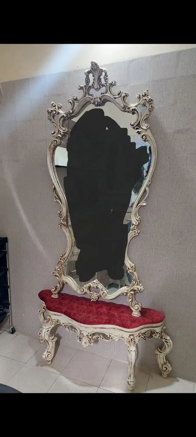 آینه کنسول رزین|بوفه، ویترین، کنسول|اندیمشک, |دیوار