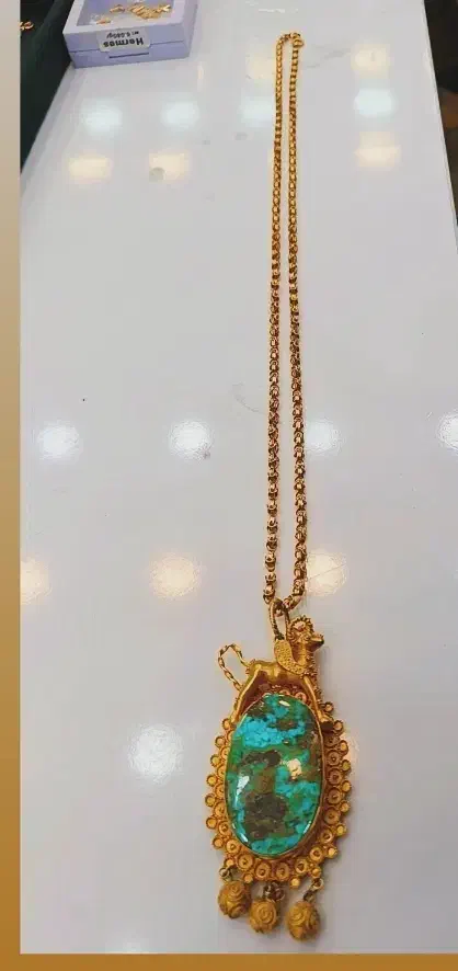 سوزن طلا و سه عدد گردنی قوچ|جواهرات|یاسوج, |دیوار