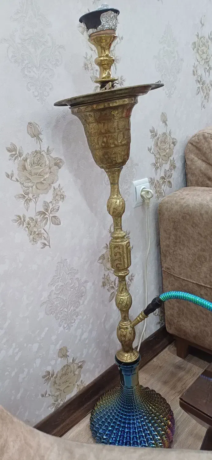 قلیان برنجی|صنایع دستی و سایر لوازم تزئینی|ورامین, ورامین|دیوار