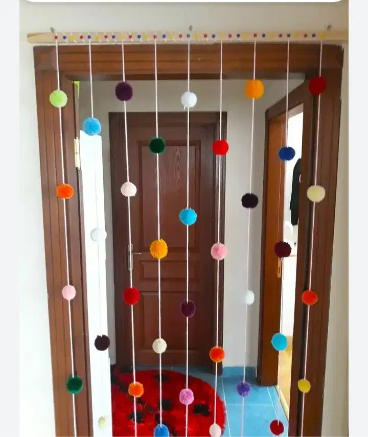 انواع پرده دست بافت|پرده، رانر، رومیزی|جیرفت, |دیوار