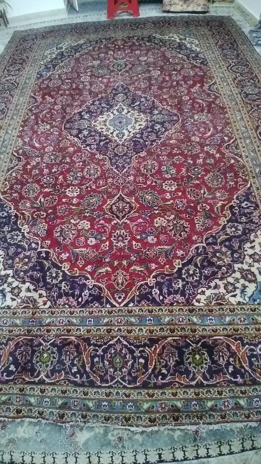 فرش ۱۲متری دستبافت|فرش|چهارباغ, |دیوار