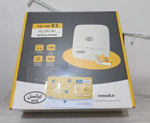 مودم ایرانسل سیم کارتی 4G مدل FD i40  E2|مودم و تجهیزات شبکه|پاکدشت, پاکدشت (مامازند)|دیوار
