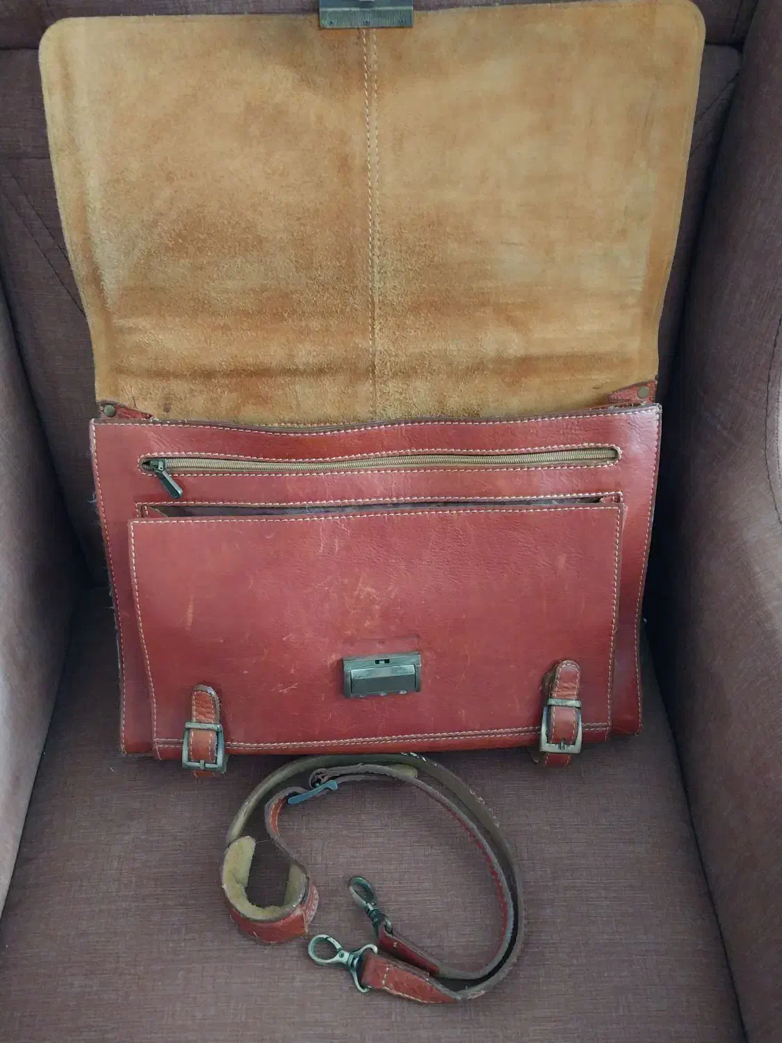 کیف اداری چرم.مغان|کیف، کفش، کمربند|ساری, |دیوار