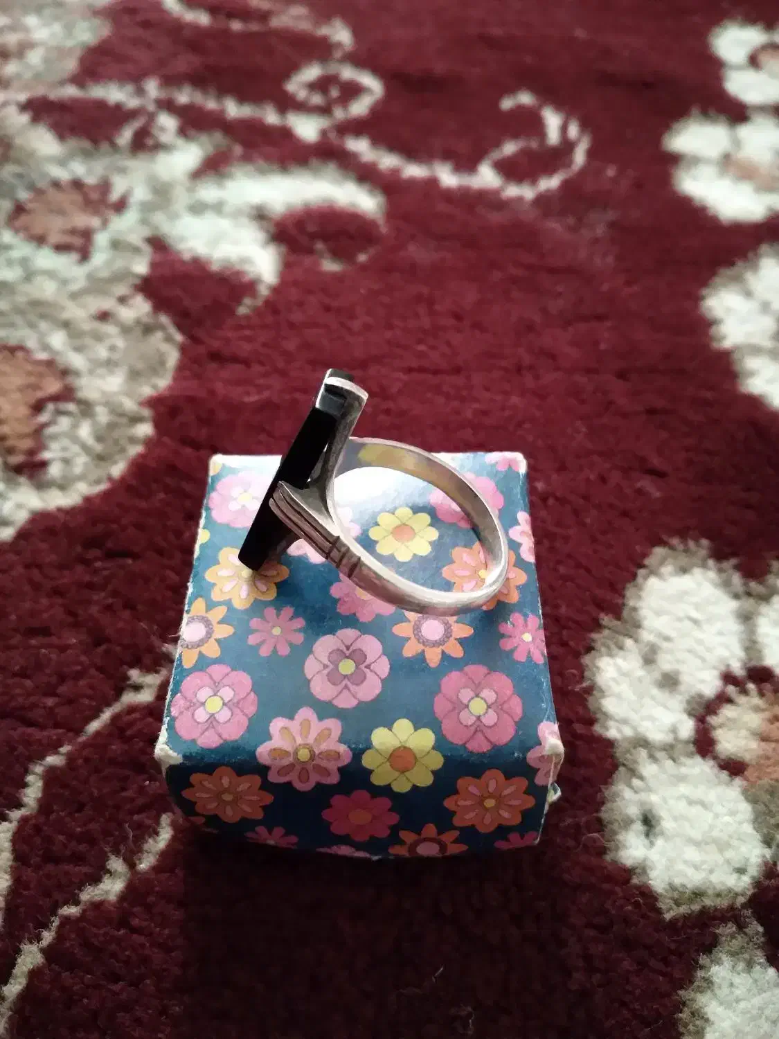 انگشتر نقره کشیده زیبا فقط ۶۵۰هزار|جواهرات|اسلامآباد غرب, |دیوار