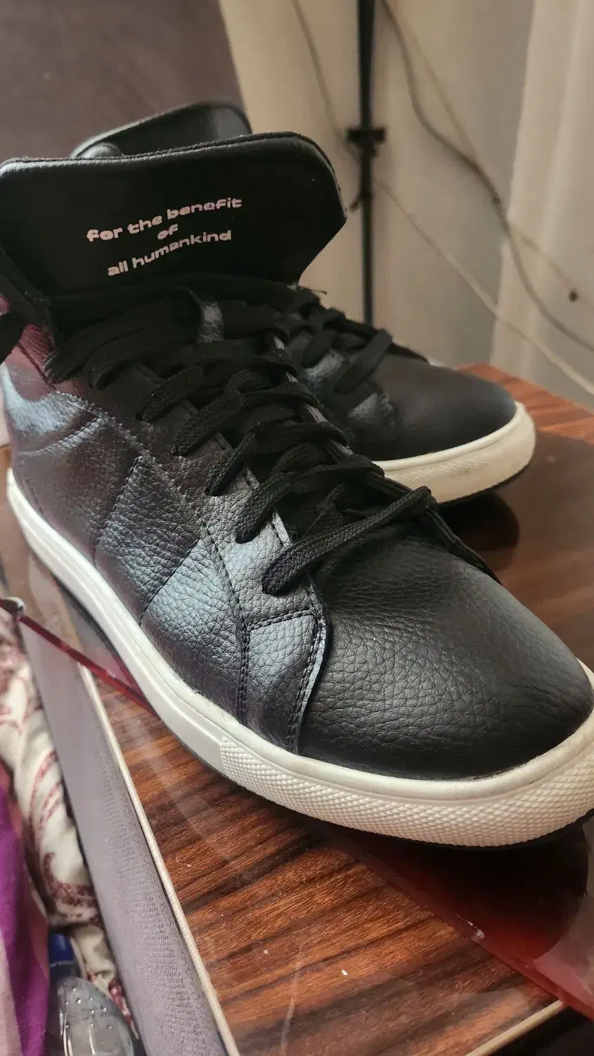 نیم بوت بادورسفید مشکی رنده کد۱۰۲|کیف، کفش، کمربند|ارومیه, |دیوار