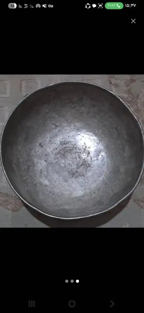 کاسه مسی قدیمی دو عدد|کلکسیون اشیاء عتیقه|ری, دیلمان|دیوار