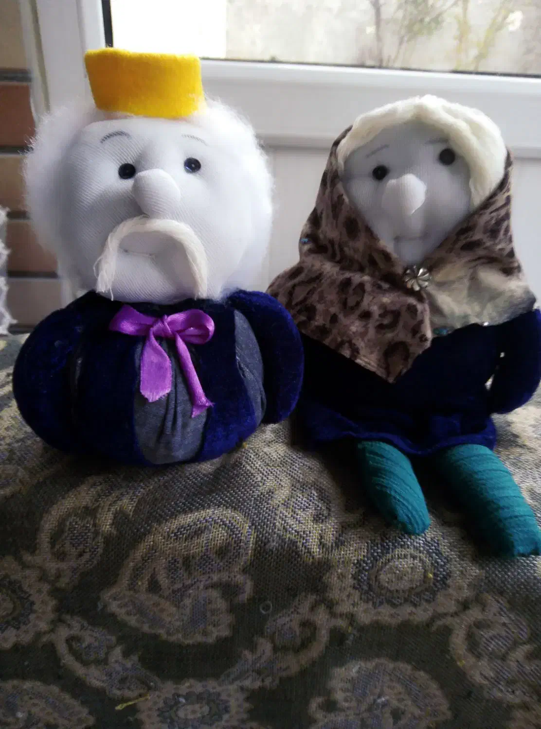 عروسک ننه جون وآقا جون|اسباببازی بچه|لاهیجان, آهندان|دیوار