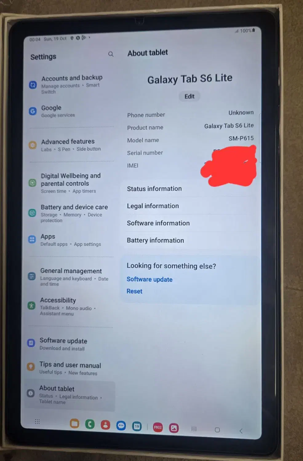 فروش فوری تبلت سامسونگ مدل GALAXY TAB S6 lite|تبلت|تهران, آرژانتین|دیوار