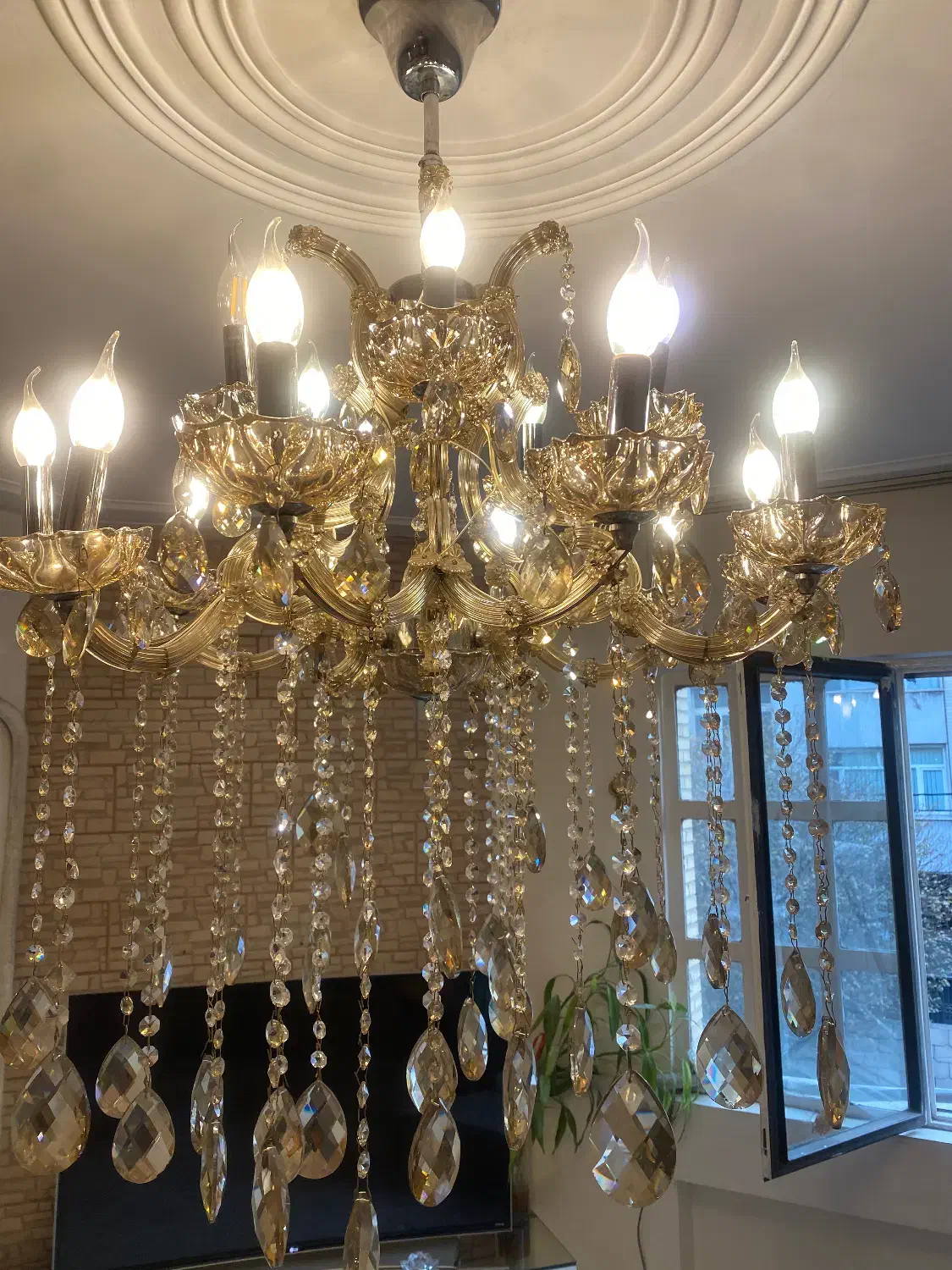 فروش فوری لوستر چک|لوستر و چراغ آویز|تهران, صادقیه|دیوار