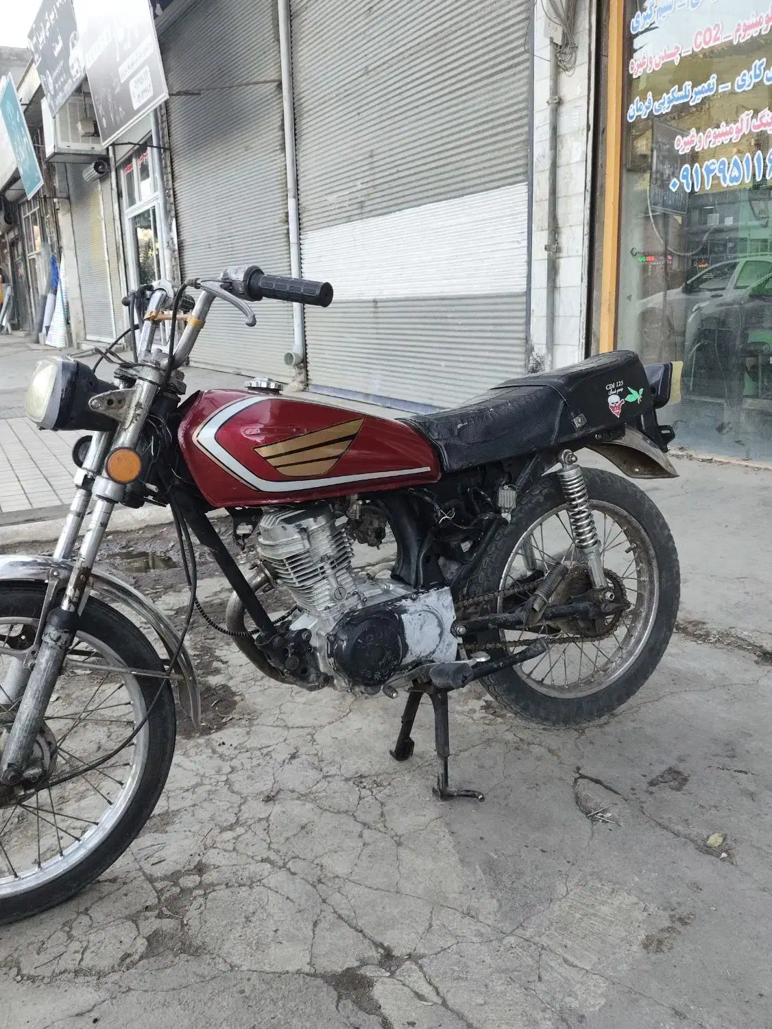 موتور 125مزایده|موتورسیکلت|گرمی, |دیوار