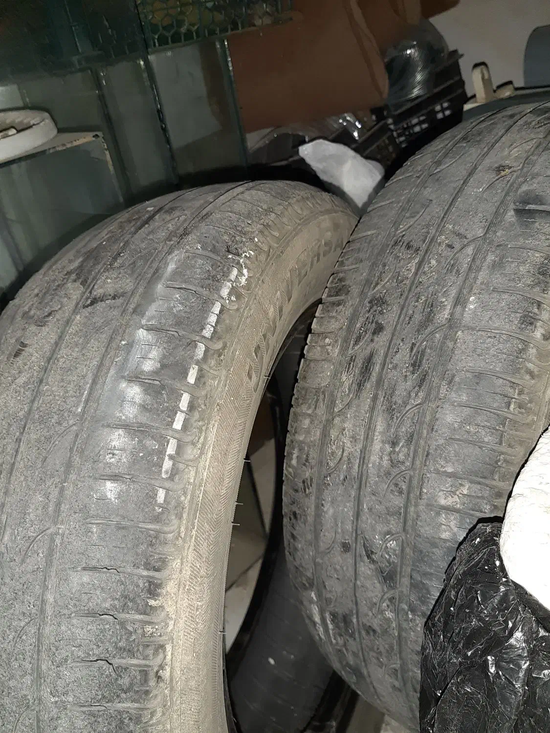 لاستیک پراید ۲ حلقه سالم|قطعات یدکی و لوازم جانبی|سبزوار, توحیدشهر|دیوار