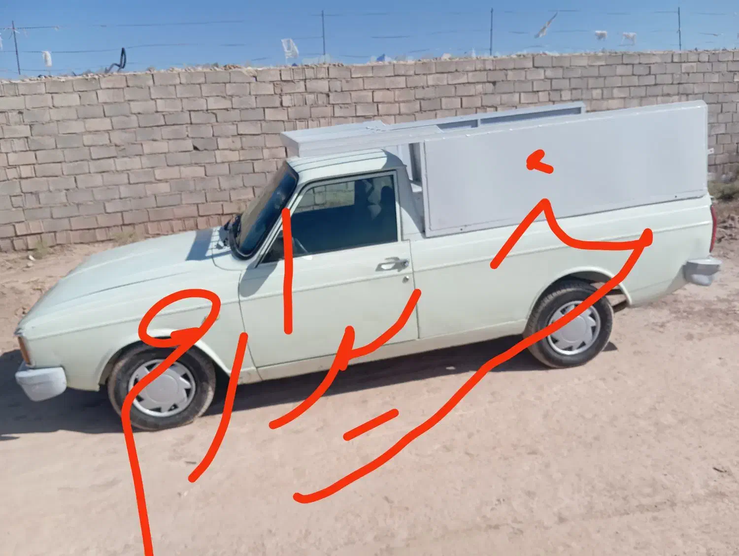 با سلام وانت پیکان تمیز|خودرو سواری و وانت|کرمان, |دیوار