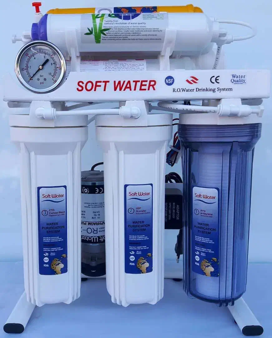 دستگاه تصفیه آب 8 فیلتره سافت واتر مدل TERMO.08+|آبسردکن و تصفیه آب|گرمسار, |دیوار