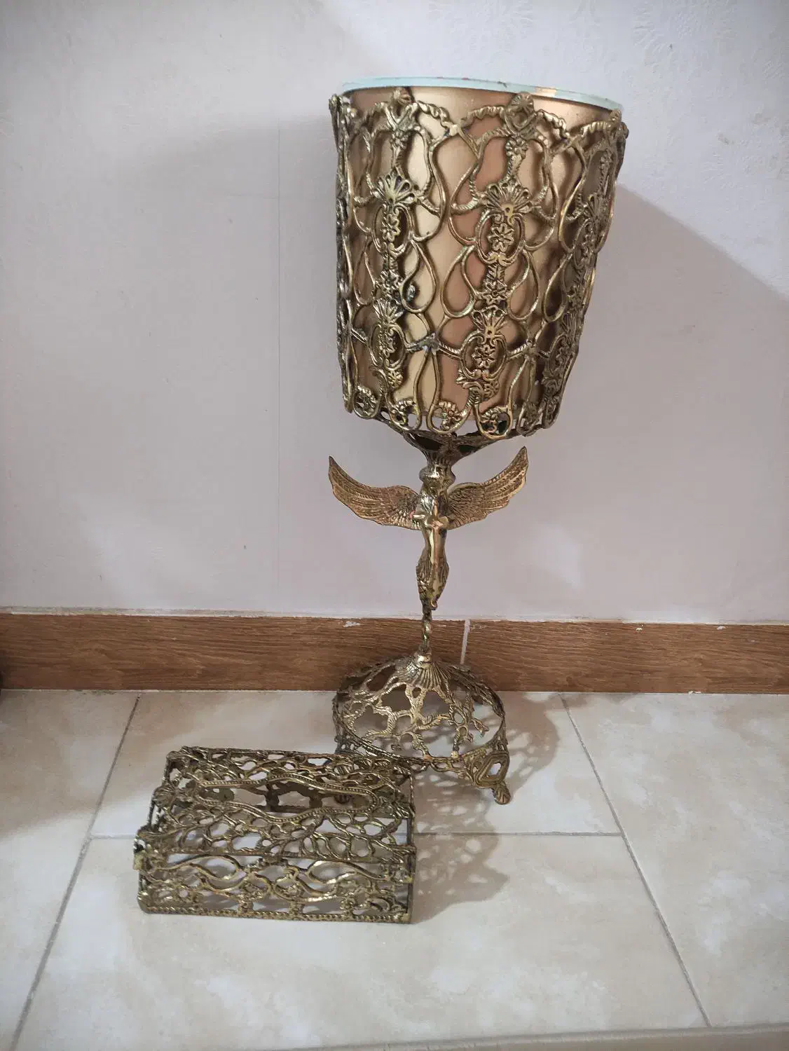 دستمال سطل برنز|صنایع دستی و سایر لوازم تزئینی|مشکین‌دشت, |دیوار