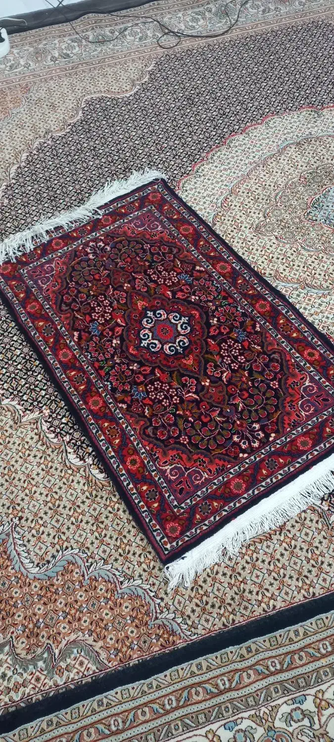 دوتا فرش جفت دستبافت ریز بافت نونو|فرش|تهران, علیآباد|دیوار