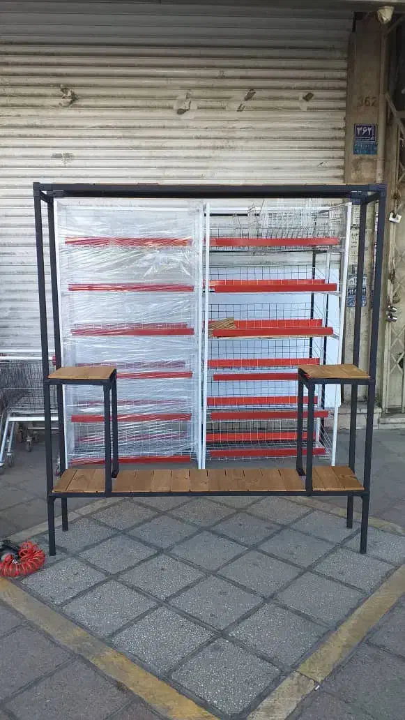 تولید و پخش قفسه فروشگاهی   انباری ساخت انواع رگال|فروشگاه و مغازه|شهریار, شهرک بهاران (ویره)|دیوار