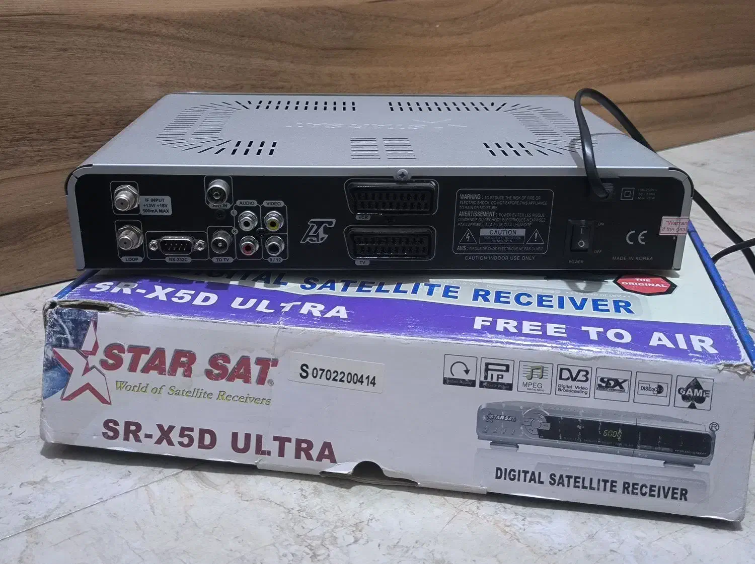 گیرنده دیجیتال Star Sat|صوتی و تصویری|پرند, فاز ۱|دیوار