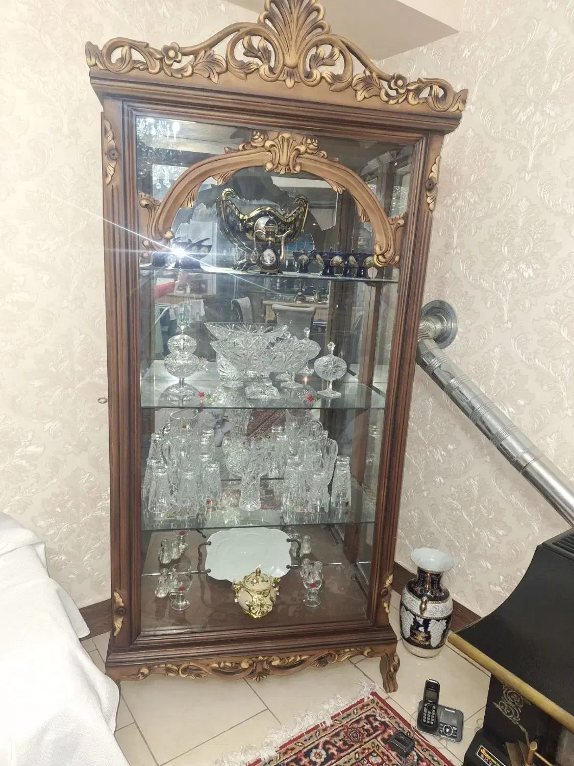 بوفه چوبی|بوفه، ویترین، کنسول|تبریز, |دیوار