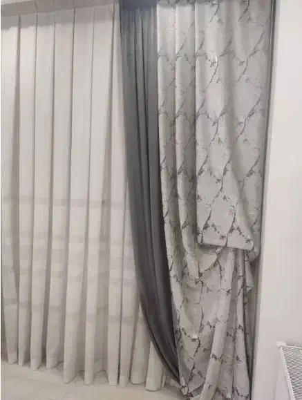 دو عدد شال پرده|پرده، رانر، رومیزی|تهران, والفجر (افسریه)|دیوار