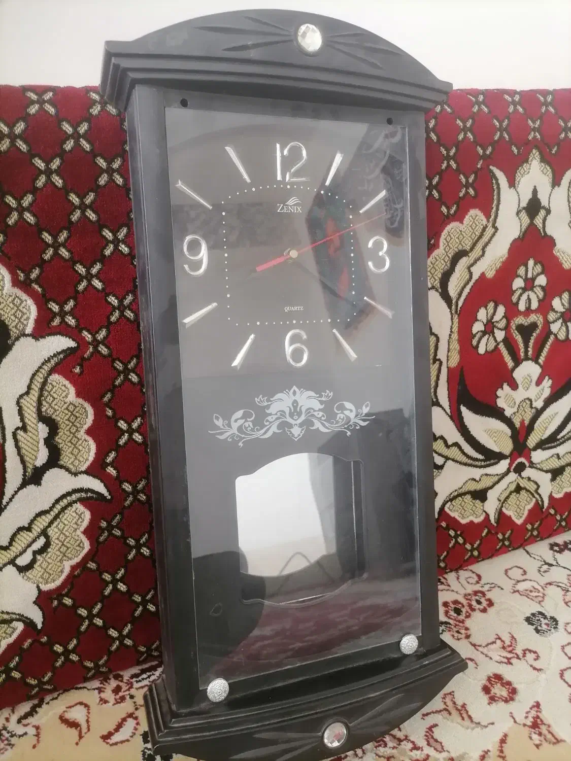 دوتا ساعت چراغ خواب دو عدد سینی|ساعت دیواری و تزئینی|گنبد کاووس, |دیوار