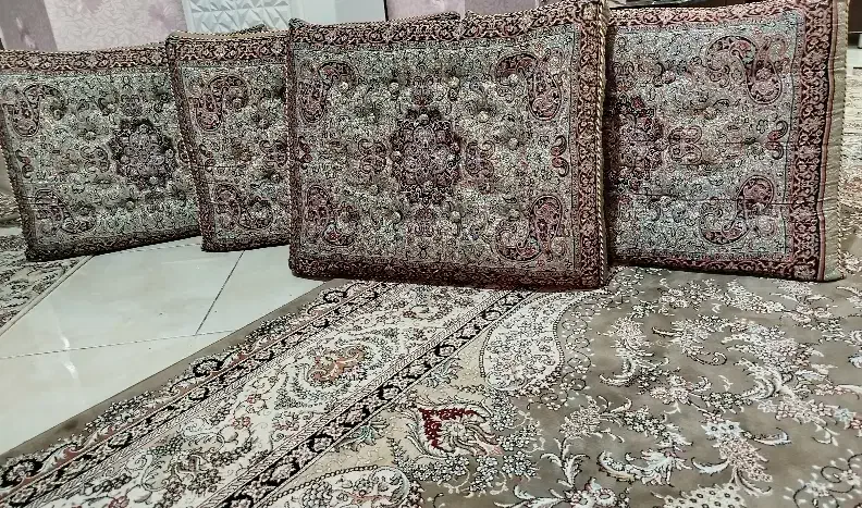 دو جفت پشتی ترمه|پشتی|مرودشت, ابوذر شمالی‎|دیوار