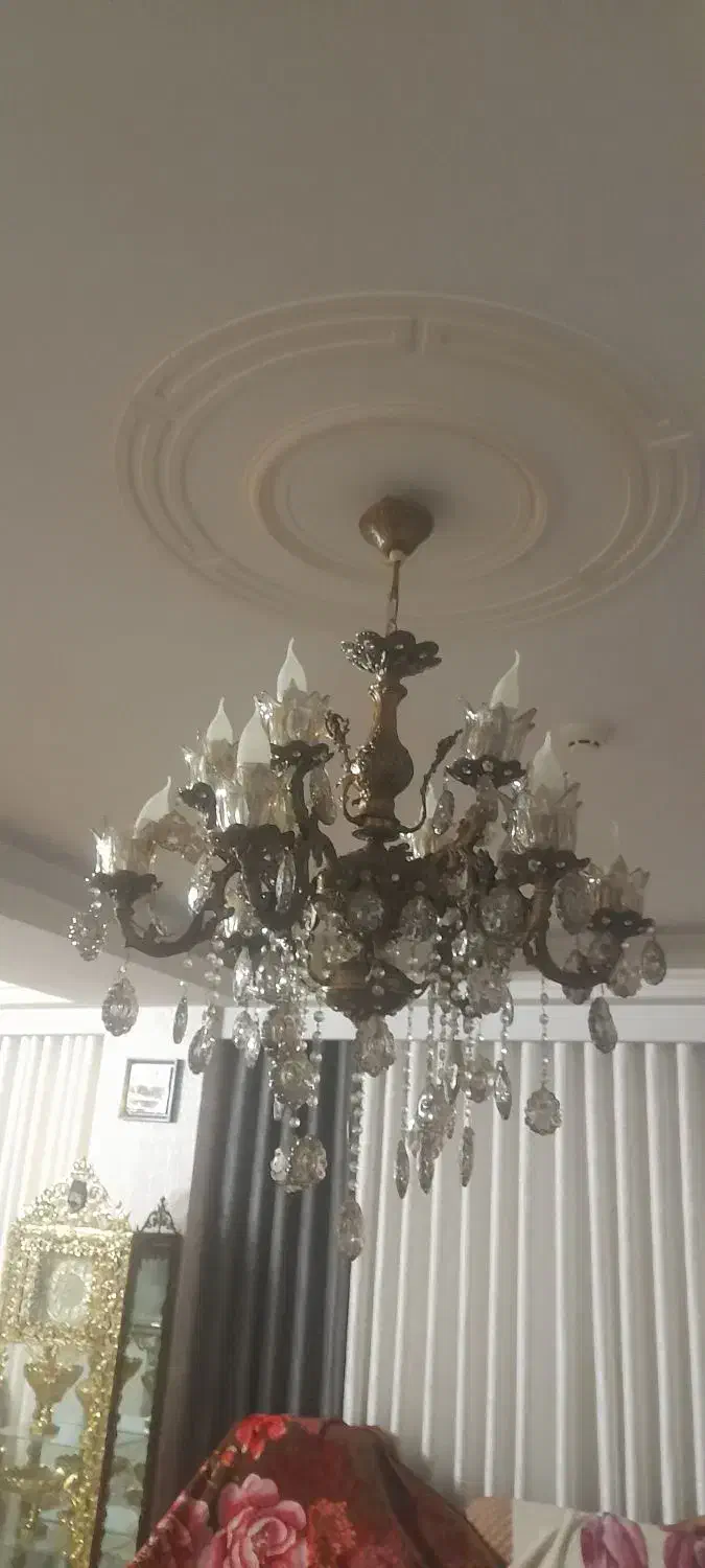 لوستر برنج|لوستر و چراغ آویز|ری, شهادت|دیوار