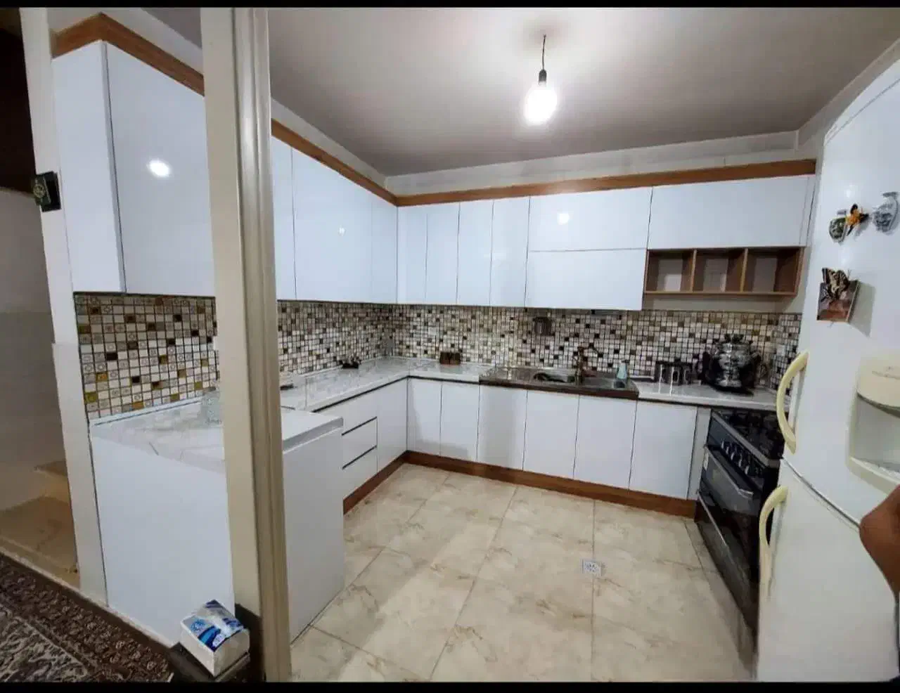 کابینت تمام چوب/MDF سفید روشن/MAHTA CBIN|مصالح و تجهیزات ساختمان|ملایر, |دیوار