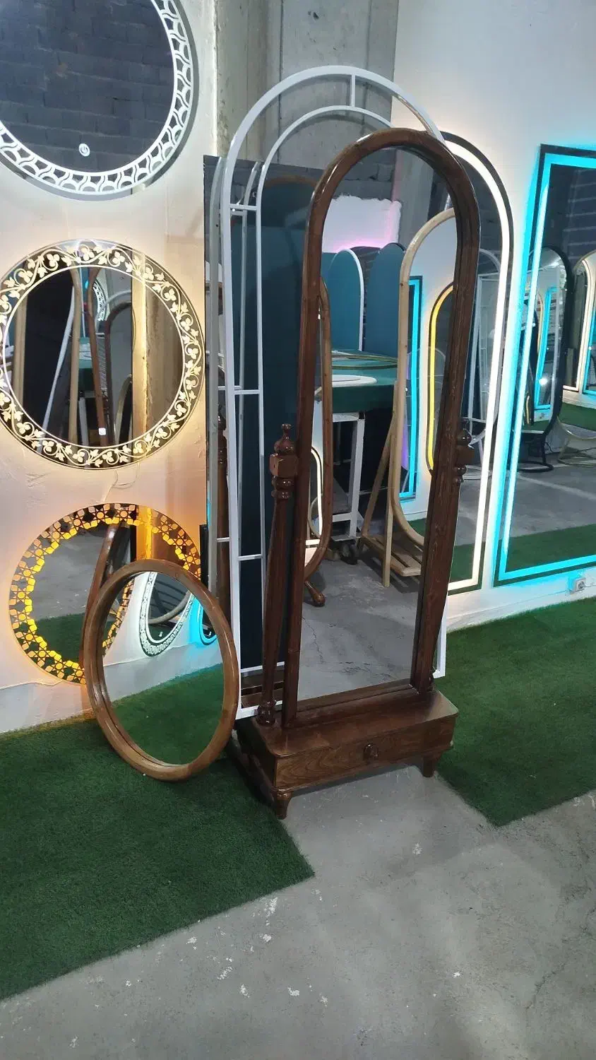 آینه قدی/چوبی/تولیدی|آینه|ارومیه, |دیوار