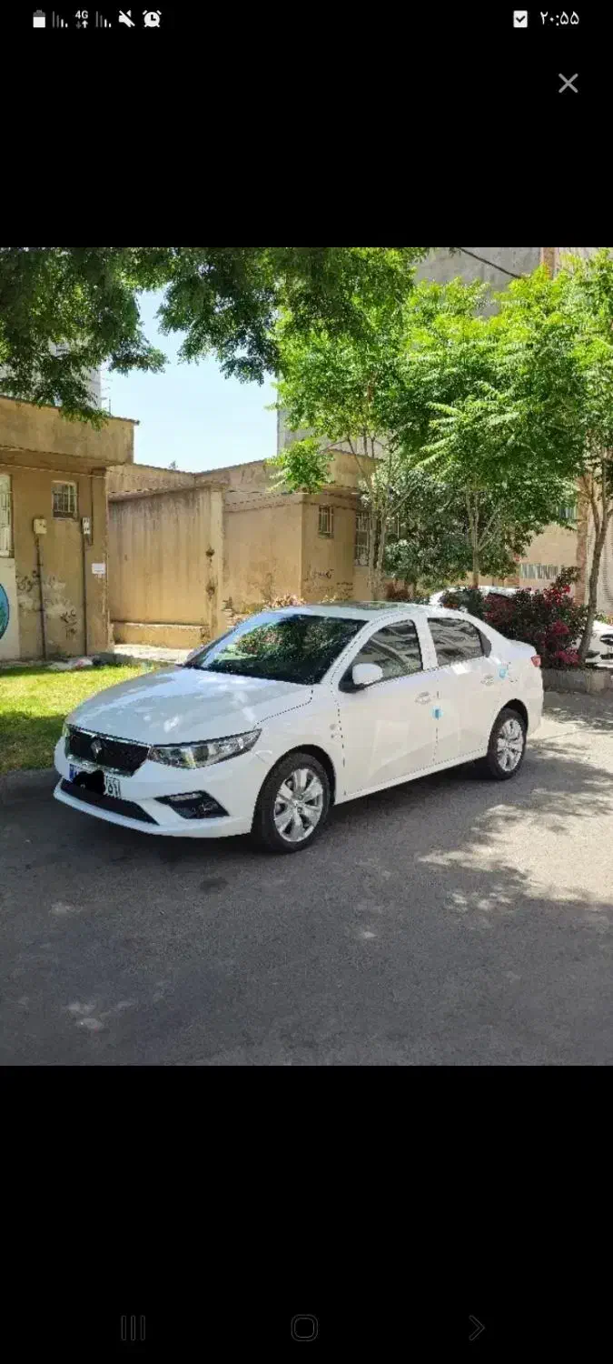 تارا  V4 LX TU5خشک سفید|خودرو سواری و وانت|دیواندره, |دیوار