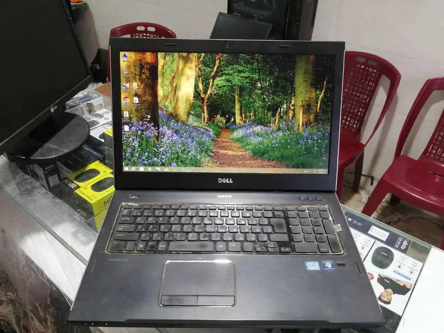 لپتاپ بدنه فلزی dell core i5 رم8 صفحه17 اینچ|رایانه همراه|سراوان, |دیوار