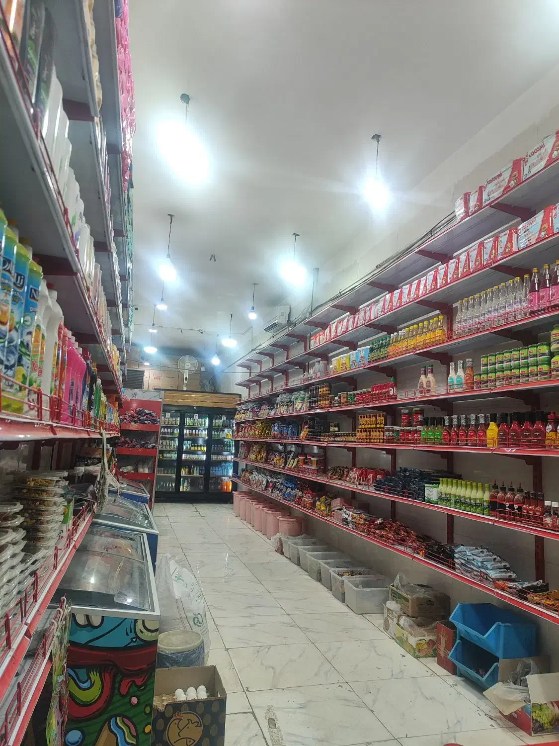 واگذاری فروشگاه مواد غذایی با اجناس و تمام تجهیزات|فروشگاه و مغازه|اهواز, کوی علوی|دیوار