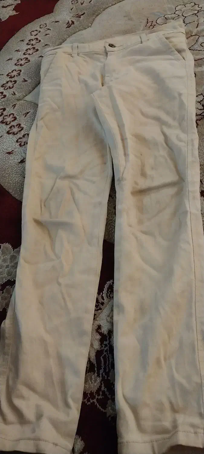 شلوار لی رنگ کرم بچه گانه|لباس|بندرعباس, |دیوار