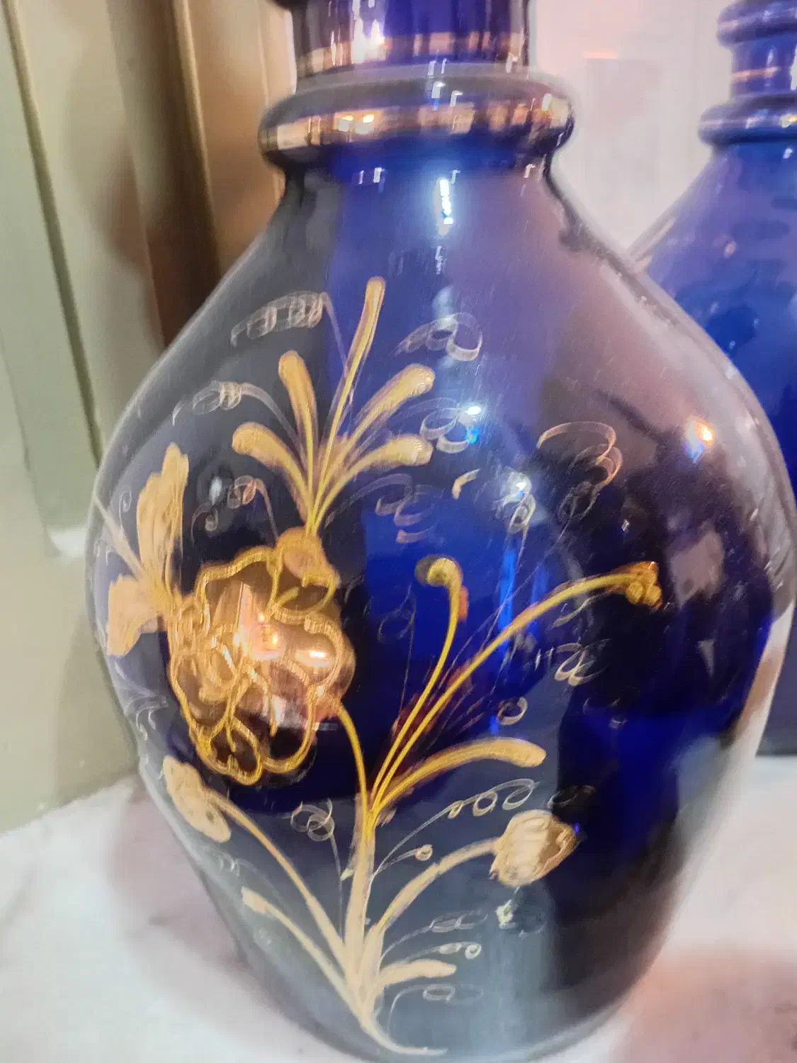 یک جفت تنگ کله شاخدار بزرگ|کلکسیون اشیاء عتیقه|تهران, طرشت|دیوار