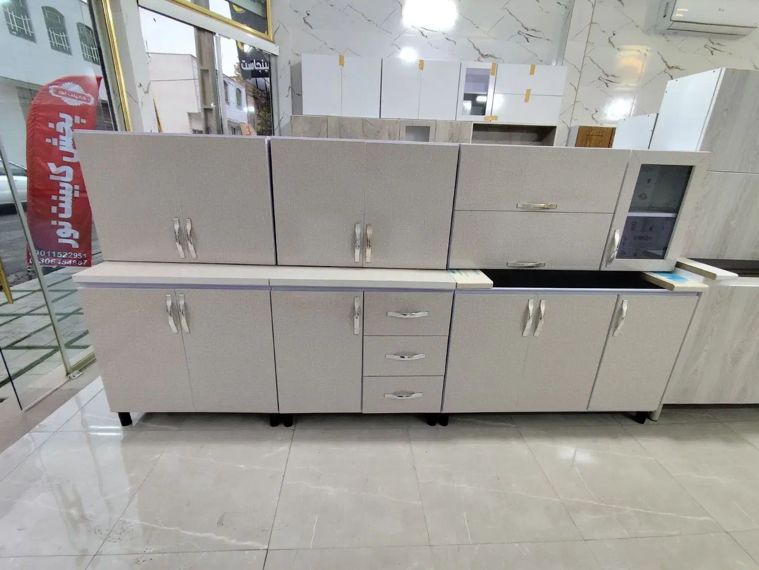 پخش کابینت آماده ۶متری بدنه فلزی نوری کد ۰۱|مصالح و تجهیزات ساختمان|کرج, دولت‌آباد|دیوار