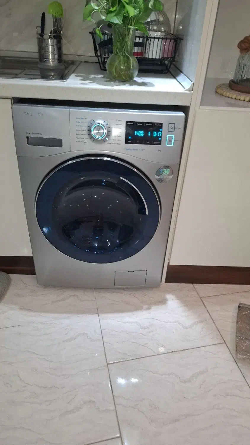 لباسشویی دوو|ماشین لباسشویی و خشک‌کن لباس|رشت, ساغری سازان|دیوار