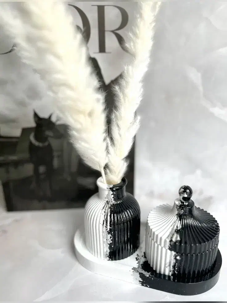 ست دکوری گلدان و قندان مراکشی|مجسمه، تندیس، ماکت|شیراز, چنچنه|دیوار