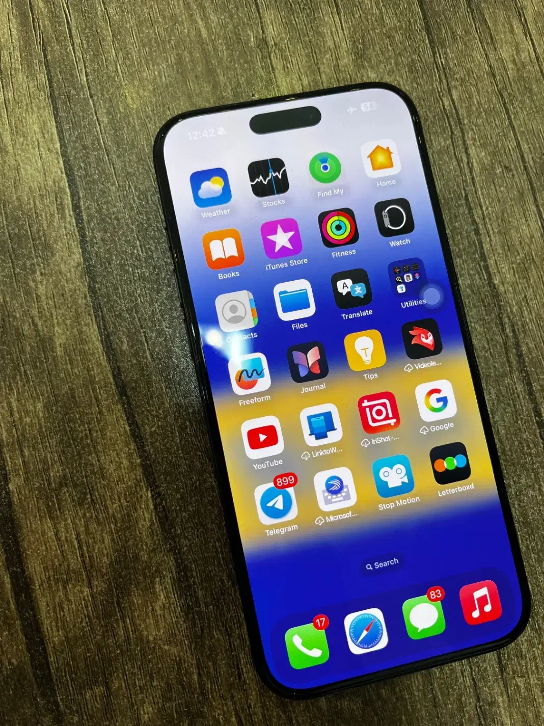 فروش گوشی ایفون ۱۶ پرو مکس رنگ مشکی در حد نو zaa|موبایل|گناباد, |دیوار