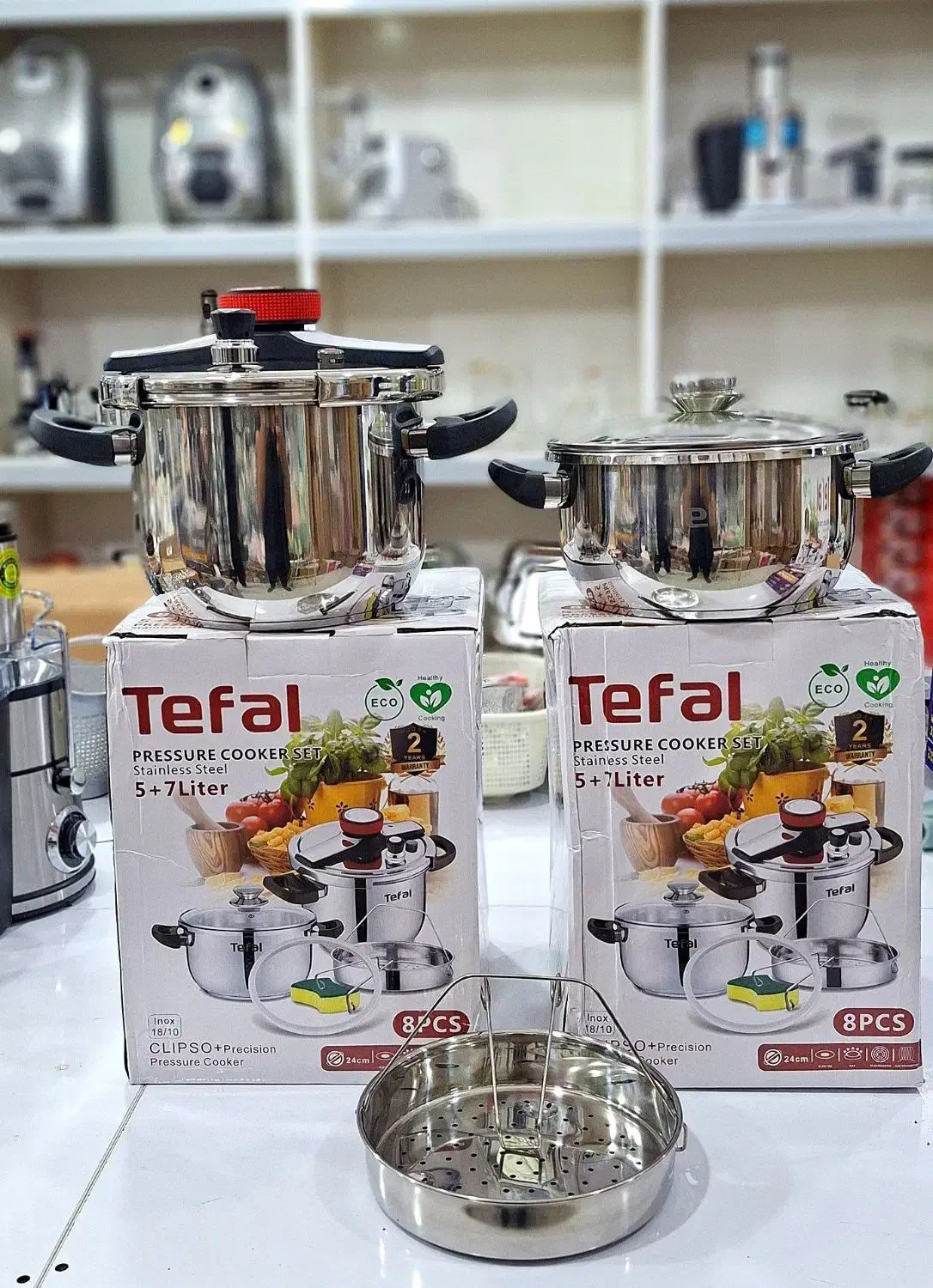 زودپز دوقلو تفال فقط 6تومن|ظروف پختوپز|کوهدشت, |دیوار