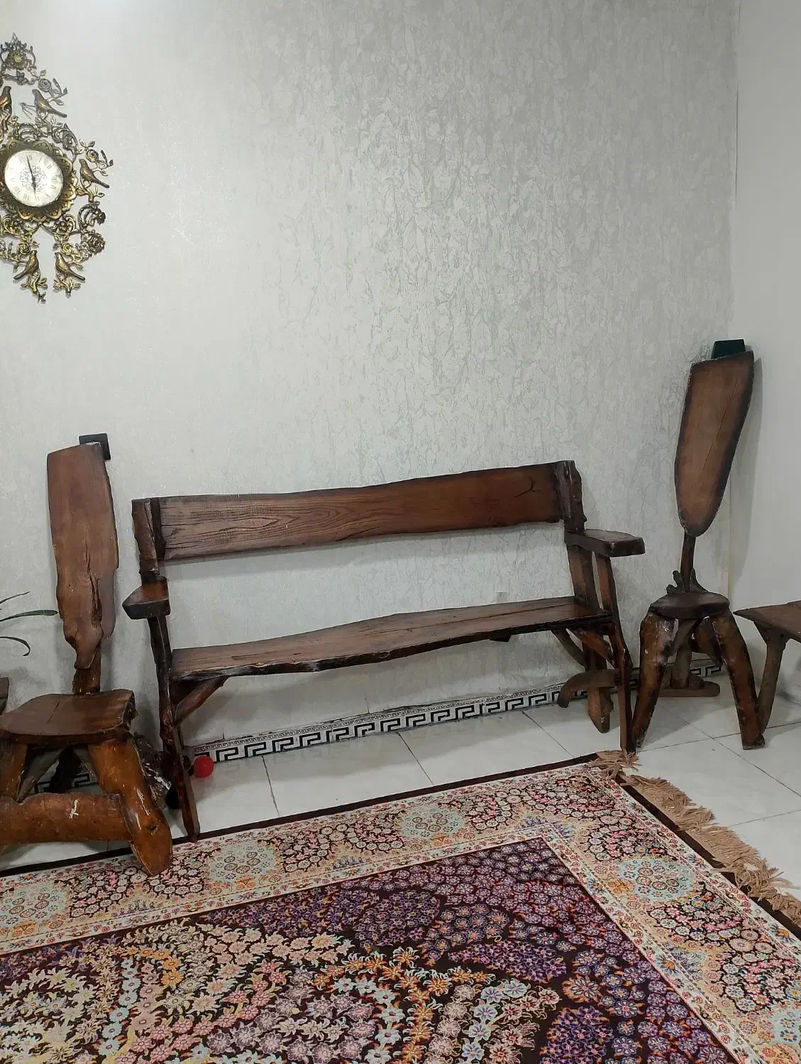 مبل روستیک جنگلی|مبلمان خانگی و میز عسلی|ملارد, |دیوار