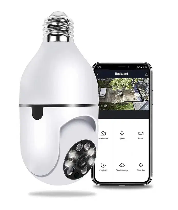 دوربین لامپی چرخشی|دوربین مداربسته|اردبیل, |دیوار