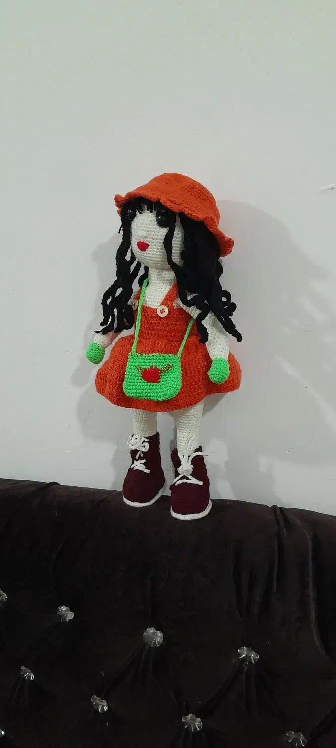 عروسک قلاب بافی|صنایع دستی و سایر لوازم تزئینی|رشت, سلیمانداراب|دیوار