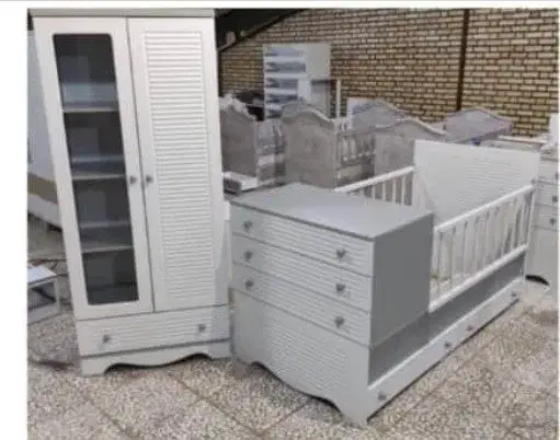 سـت تـخت و کـمد نوزاد و نوجوان اقساطی  بدون سود|تخت و صندلی بچه|تهران, شهرک استقلال|دیوار